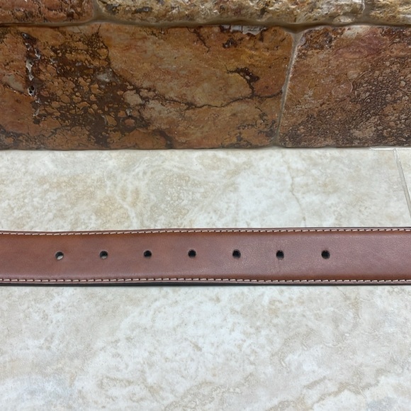 Steve Madden Belt Reversible Brown Black Silver Tone Buckle Size 34/36 - Picture 9 of 11